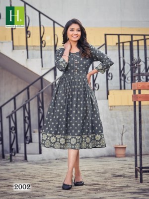 H dot by Hirwa presents new rayon pleats kurti catalog  kurtis catalogs