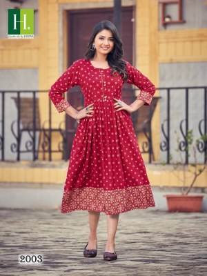 H dot by Hirwa presents new rayon pleats kurti catalog  kurtis catalogs