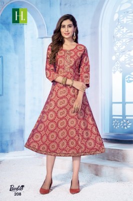 H dot by hirwa barbie vol 2 presents latest Anarkali kurti Catalog at wholesale price kurtis catalogs