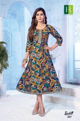 H dot by hirwa barbie vol 2 presents latest Anarkali kurti Catalog at wholesale price kurtis catalogs