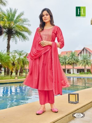 H dot by hirwa presenting sindoor vol 2 Naira Cut Festive wear Kurtis with Heavy Embroidery Work pant and dupatta catalog at wholesale price readymade suit catalogs