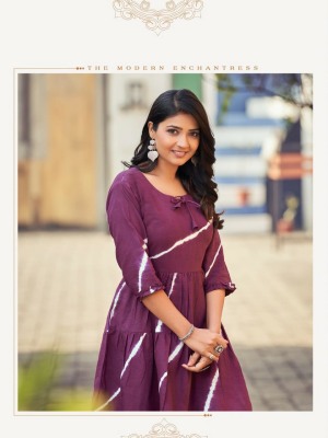 H dot hirwa by Shirley present cotton chikan with tie and dye printed tunic catalogue at wholesale price  kurtis catalogs