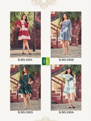 H dot hirwa by Shirley present cotton chikan with tie and dye printed tunic catalogue at wholesale price  kurtis catalogs