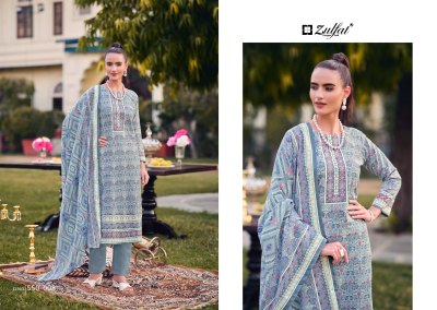 Hakoba by Zulfat pure cotton printed laces unstitched salwar suit catalogue at amaviexpo salwar kameez catalogs