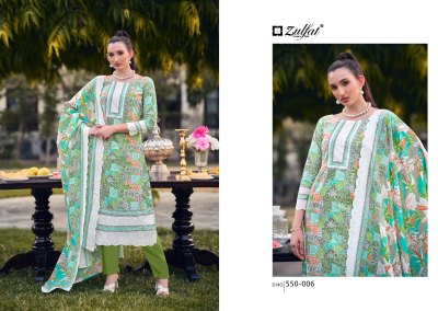 Hakoba by Zulfat pure cotton printed laces unstitched salwar suit catalogue at amaviexpo salwar kameez catalogs