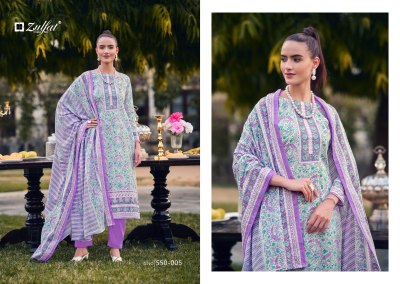 Hakoba by Zulfat pure cotton printed laces unstitched salwar suit catalogue at amaviexpo salwar kameez catalogs