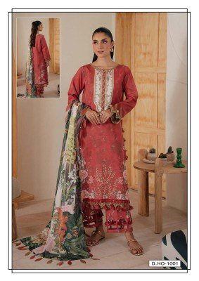 Hala Noor Banu Vol 1 Readymade Designer Suit Heavy Cotton Lawn Karachi Print Wholesale readymade suit catalogs