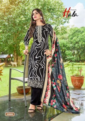 Hala Superstar Vol 06 Exclusive Festive Unstitched Suit with Digital Print And Mal Mal Dupatta Wholesale dress material catalogs