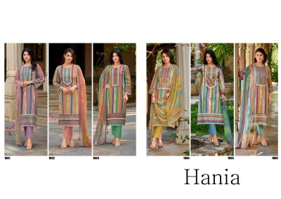 Hania by Kilory trendz pure lawn cotton printed dress material catalogue at affordable rate salwar kameez catalogs