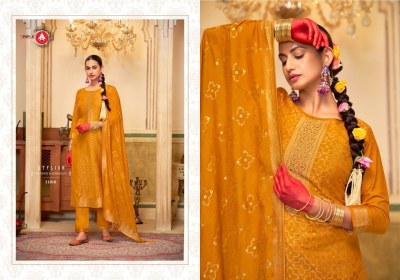 Hanshika by Triple A viscose maslin reyon unstitched dress material catalogue dress material catalogs