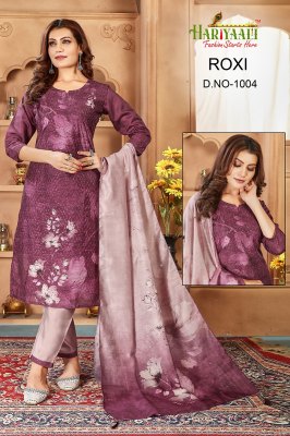 Hariyaali from roxi by kasmeera super quality fabric top bottom and dupatta catalogue at wholesale price readymade suit catalogs