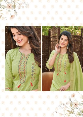 Harmony by Karissa heavy cotton with neck embroidered readymade suit catalogue readymade suit catalogs