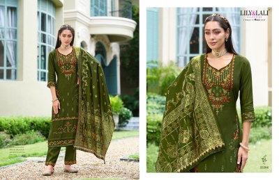 Hasmeena vol 4 by lily and lali hand embroidered fancy kurti pant and dupatta catalogue at affordable rate readymade suit catalogs