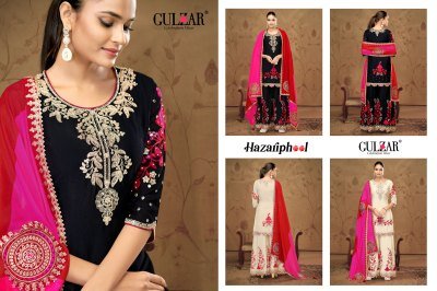 Hazariphool by Gulzar Design No 2141-2142 Readymade Sharara Suits Collection readymade suit catalogs
