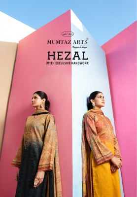 Hazel by Mumtaz Arts Jam digital printed handwork dress matrial catalogue at low rate wholesale catalogs