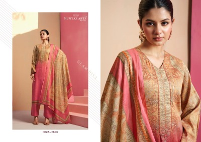 Hazel by Mumtaz Arts Jam digital printed handwork dress matrial catalogue at low rate salwar kameez catalogs