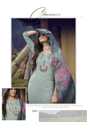 Hazel by karissa with liva tag fancy kurto bottom and dupatta catalog kurtis catalogs