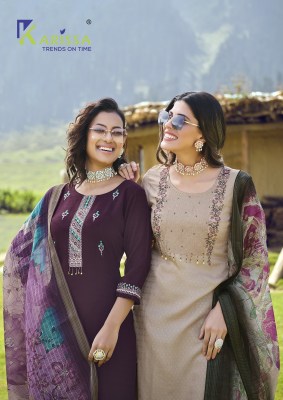 Hazel by karissa with liva tag fancy kurto bottom and dupatta catalog kurtis catalogs