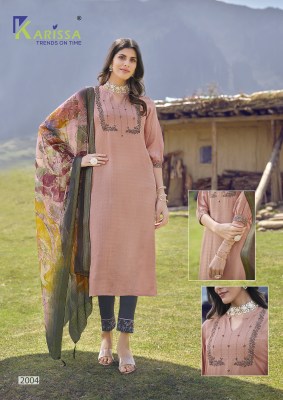 Hazel by karissa with liva tag fancy kurto bottom and dupatta catalog kurtis catalogs