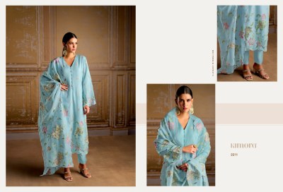 Heer Qurbat Vol 51 by Kimora designer unstitched salwar suit catalogue at low rate dress material catalogs