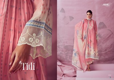 Heer by Titli pure muslin digital printed with embroidered neck unstitched salwar suit catalogue at affordable rate salwar kameez catalogs