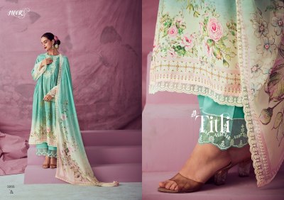 Heer by Titli pure muslin digital printed with embroidered neck unstitched salwar suit catalogue at affordable rate salwar kameez catalogs