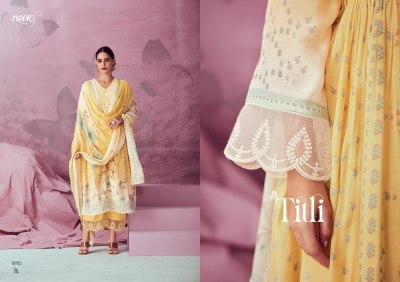 Heer by Titli pure muslin digital printed with embroidered neck unstitched salwar suit catalogue at affordable rate salwar kameez catalogs