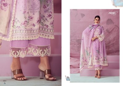 Heer by Titli pure muslin digital printed with embroidered neck unstitched salwar suit catalogue at affordable rate salwar kameez catalogs