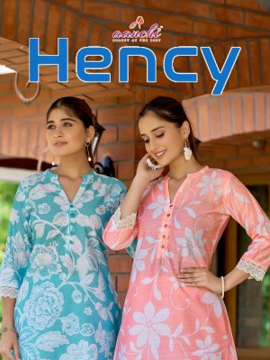 Hency by Aanchi Vartican printed trendy co ord set collection with low range wholesale catalogs