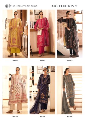 Hermitage Bagh Edition 3 Pure Lawn Digital Prints Chikankari Work And Embroidery  Kurti Pant And Dupatta Wholesale  kurtis catalogs