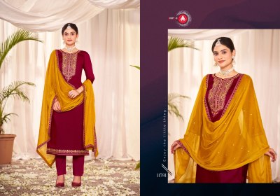 Hetvi by Triple A pure jam cotton printed unstitched dress material catalogue salwar kameez catalogs