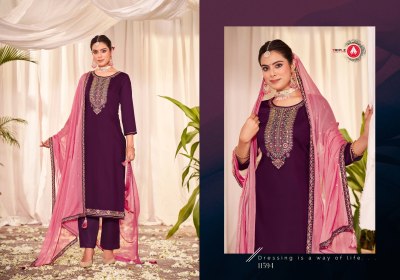 Hetvi by Triple A pure jam cotton printed unstitched dress material catalogue salwar kameez catalogs