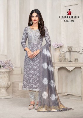 Hiaara Subhi Vol 1 Premium Rayon Kurti Pant Dupatta Set Foil Print Tie Dye Jari Dupatta Wholesale kurti pant with dupatta Catalogs
