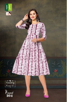 Hirwa by Amma present Heavy reyon tie dye printed feeding  kurti catalogue kurtis catalogs