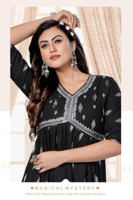 Hirwa by Jhalak vol 2 heavy Bombay reyon embroidered kurti catalogue at affordable price kurtis catalogs