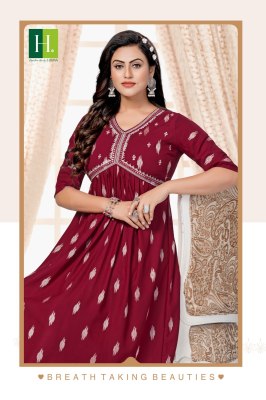 Hirwa by Jhalak vol 2 heavy Bombay reyon embroidered kurti catalogue at affordable price kurtis catalogs