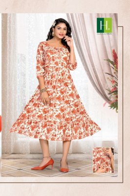 Hirwa by good news heavy reyon fancy feeding kurti catalogue at low rate kurtis catalogs