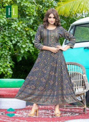 Hirwa by sunlight vol 2 designer reyon kurti catalogs at wholesale price kurtis catalogs