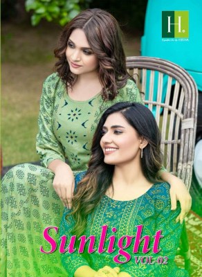 Hirwa by sunlight vol 2 designer reyon kurti catalogs at wholesale price kurtis catalogs