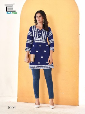 Hola pro by Blu hills reyon thread work western wear catalogue at low rate western wear catalogs