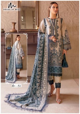 House of mist by Ghazal cotton vol 6 printed pure cotton unstitched suit catalogue at affordable rate pakistani suit catalogs