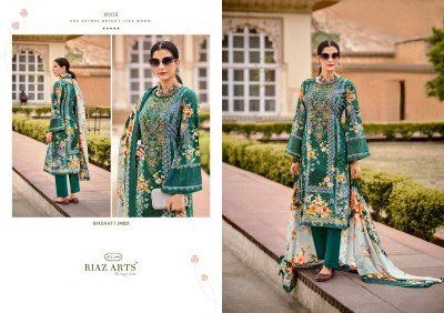 IBADAAT by RIAZ ARTS Pure Karachi Lawn Cambric printed dress material catalogue dress material catalogs