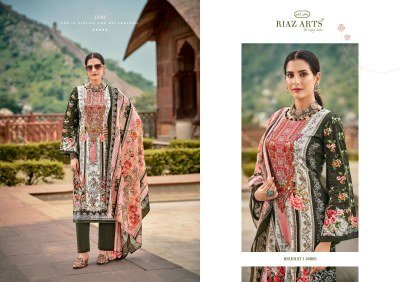 IBADAAT by RIAZ ARTS Pure Karachi Lawn Cambric printed dress material catalogue dress material catalogs