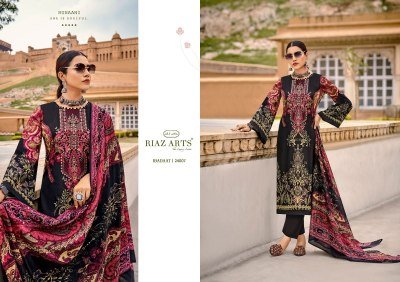 IBADAAT by RIAZ ARTS Pure Karachi Lawn Cambric printed dress material catalogue dress material catalogs