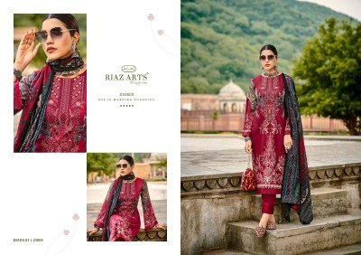 IBADAAT by RIAZ ARTS Pure Karachi Lawn Cambric printed dress material catalogue dress material catalogs