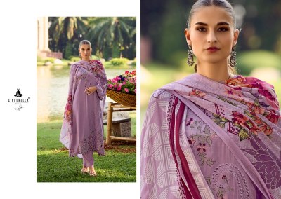 IBIZA by Cinderella pure bambarg embroidered digital printed unstitched dress material catalogue  salwar kameez catalogs