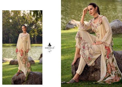 IBIZA by Cinderella pure bambarg embroidered digital printed unstitched dress material catalogue  salwar kameez catalogs