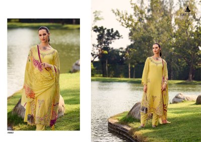 IBIZA by Cinderella pure bambarg embroidered digital printed unstitched dress material catalogue  salwar kameez catalogs