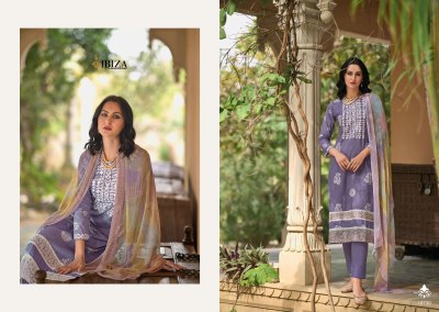 IBIZA by First Look pure lawn cotton digital printed unstitched dress material catalogue at low rate salwar kameez catalogs