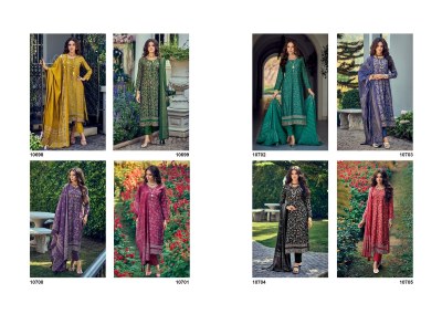 IBIZA by Kantha kari pure musalin digital print embroidered salwar kameez catalogue at affordable rate  salwar kameez catalogs